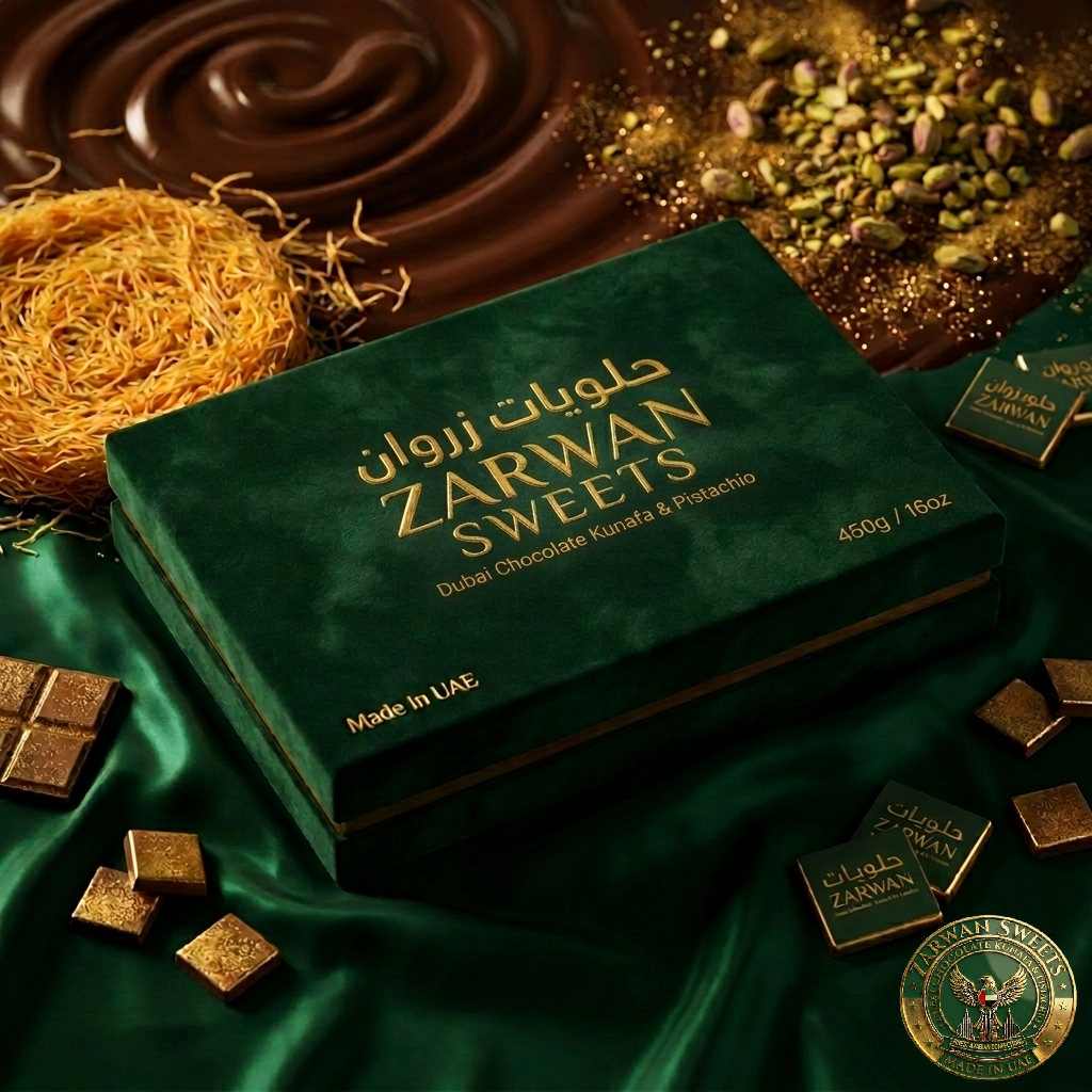 Zarwan Sweets Dubai Chocolate & Pistachio 450g
