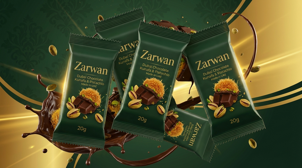 Zarwan Sweets Dubai Chocolate & Pistachio 450g
